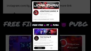 Total Gaming VS Jonathan Gaming 🥰🥺TotalGaming093 JONATHANGAMINGYT freefire freefirepubg [upl. by Gervase]