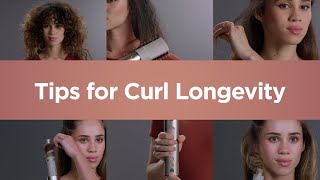 Hair Styler  Tips for Curl Longevity Curly Hair [upl. by Refannej]