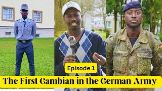 From Asylum to Honor The Journey of the First Gambian Refugee to Serve in the German Army [upl. by Haliak]