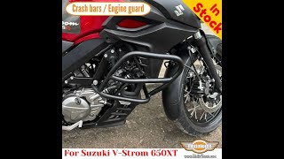 Suzuki VStrom 650XT 20172024 DL650XT сrash bars  engine guard [upl. by Otrebireh]