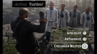 Red Dead Redemption 2  Polite Arthur Morgan LOVES TURTLES [upl. by Iolande]