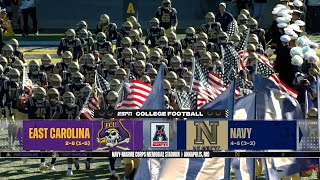 Highlights Navy Football vs ECU [upl. by Ailis752]