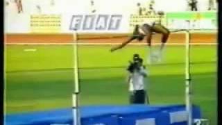 High Jump 245 world record  Javier Sotomayor [upl. by Eniretac38]