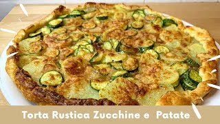 Torta Rustica Salata con Zucchine e Patate  La Cucina di Maria [upl. by Tegdirb]