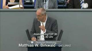 Matthias W Birkwald DIE LINKE Rente  Armut vermeiden und vor sozialem Abstieg schützen [upl. by Cardie]