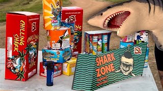 DO SHARKS LIKE FIREWORKS SHARKZONE FIREWORK ASST 78 [upl. by Ayalahs483]