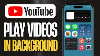 How to Play YouTube Videos in the Background iPhone iOS 18 [upl. by Bari396]