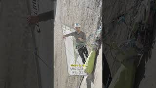 How to install a portaledge for bigwall climbing tutorial bigwall climbing [upl. by Aitropal]