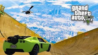 LA PLUS GROSSE RAMPE DE TOUT LES TEMPS SUR GTA 5 [upl. by Astred133]