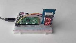 TM1637 7segment display with Raspberry Pi Pico [upl. by Nel]