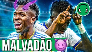 ♫ VINÍCIUS JR MALVADÃO 😈  Paródia Malvadão 3  Xamã [upl. by Hniv]