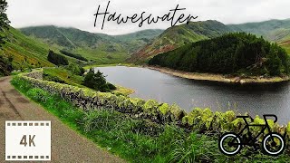 50 Minute Indoor Cycling Video Workout Scenic Lake District UK Haweswater Telemetry [upl. by Attennek]