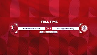 HIGHLIGHTS Cheltenham Town 21 Accrington Stanley [upl. by Yrtnej]