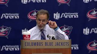 Post game John Tortorella 112918 [upl. by Nillad]