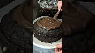 Hazelnut Chocolate Cake foryou shortvideo [upl. by Stinson]