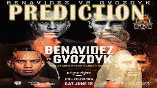 PREDICTION DAVID BENAVIDEZ VS OLEKSANDR GVOZDYK PREVIEW [upl. by Rand531]