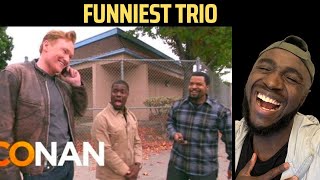 Ice Cube Kevin Hart And Conan Share A Lyft Car [upl. by Flieger]