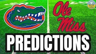 Florida vs Ole Miss PREDICTIONS  2024 College Football Predictions [upl. by Attevroc]