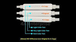 The difference between 100 original and fake Gionee Handsfree [upl. by Akiemat]