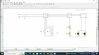 5 Electrical Engineering Drawing The schematic circuit and the executive circuit 2 [upl. by Whitehurst]