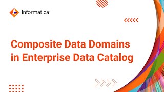 Composite Data Domains in Enterprise Data Catalog [upl. by Ennovart]