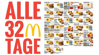 Hier sind ALLE 32 Deals der Mcdonads Oster Kalender Aktion  32 Tage Überraschungs Gutscheine [upl. by Wilhide]