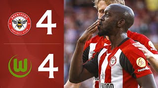 Eight goal thriller at the Gtech  Brentford 44 Wolfsburg  PreSeason Highlights [upl. by Clemence274]