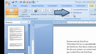 Weergave aanpassen in Word 2007 [upl. by Emerej]