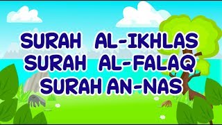 Surah AlIkhlas to Surah AnNas for kids [upl. by Asirap]