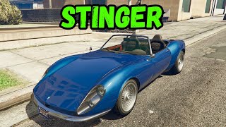 Classic Ferrari Convertible in GTA 5 Online  Grotti Stinger Customization [upl. by Cleary181]