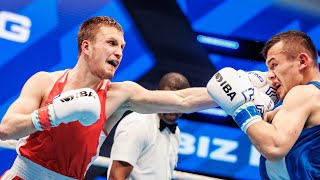 Mujibillo Tursunov UZB vs Vsevolod Shumkov RUS IBA World Boxing Championships 2023 QFs 60kg [upl. by Heber]