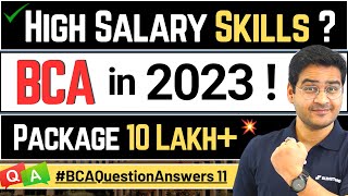 💥BCA High Salary Skills BCA Specializations In Demand After BCA Jobs bca bcajobs mca [upl. by Razaile]