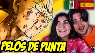 ESPAÑOLES REACCIONAN A DOBLAJE LATINO VS ESPAÑOL💥MAJIN VEGETA SE SACRIFICA💥🔥EL MEJOR GRITO🔥 [upl. by Hpeseoj]