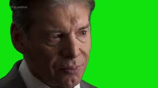 Vince McMahon Crying Green Screen Meme Template [upl. by Relyhs253]