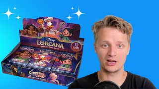 Shimmering Skies BOOSTER CASE OPENING  1 Booster Box 32 Booster Packs Disney Lorcana [upl. by Iron]