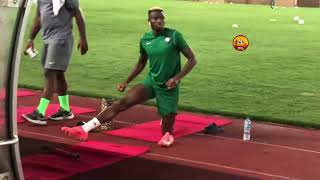 NIGERIA SUPER EAGLES FINAL TRAINING SESSION AHEAD OF FINAL AFCON QUALIFIER VS RWANDA [upl. by Ailsa674]