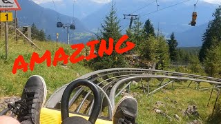 Imst Alpine Coaster 4k No Brakes [upl. by Derrick176]