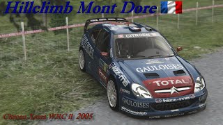 Assetto CorsaCamtool tv cam 2024 Hillclimb Mont Dore Citroen Xsara WRC 2005 [upl. by Nosle]