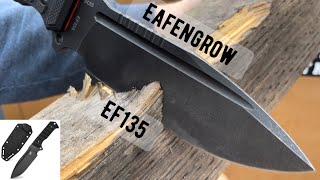 The Eafengrow EF135 tactical survival knife A budget beast [upl. by Aelanej211]