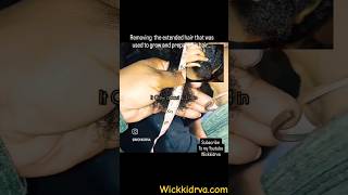 Wicks Maintenance Extend and Regrow Dreadlocks trunklocs [upl. by Peisch]