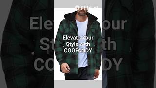 COOFANDY Mens Flannel Shirt Jacket Warm Quilted Lined Hooded Long Sleeve Plaid Shirt Jackets [upl. by Yank18]