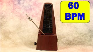 60 BPM per minute 1 hour Mechanical metronome [upl. by Turnbull]