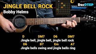 Jingle Bell Rock  Bobby Helms 1957 Easy Guitar Chords Tutorial with Lyrics [upl. by Leno957]