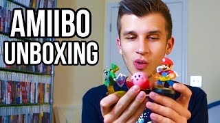 Nintendo Amiibo Unboxing and Impressions amiibo Figures Super Smash Bros Wii U  More [upl. by Arikehs249]