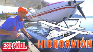 Blippi vuela un hidroavión  Aviones para niños y canciones divertidas para niños pequeños [upl. by Gaudet905]