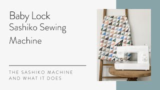 Baby Lock Sashiko Machine with Quilters Candy [upl. by Ocire311]