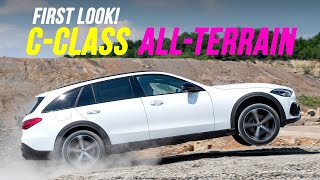 first ever Mercedes CClass AllTerrain crossover estate PREVIEW [upl. by Odicalp]