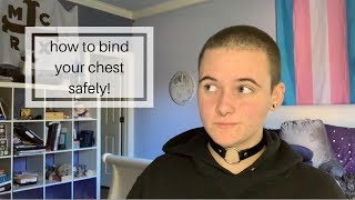 safe chest binding 101 [upl. by Ogden780]