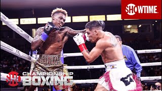 Jermell Charlo KOs Brian Castano With Power Left Hook In Round 10  SHOWTIME CHAMPIONSHIP BOXING [upl. by Odnama]