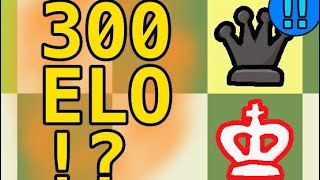 Insane 300 ELO chess [upl. by Ecneralc]